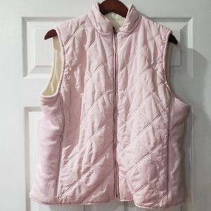 Izod Pink Comfy Fleece Vest